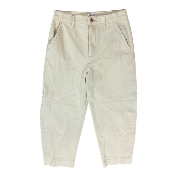 Pistola Eil Barrel Leg Pants Cream Sz 27 Wide Leg UO - Picture 4 of 10